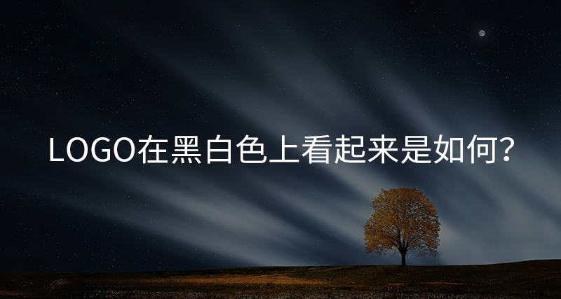 LOGO在黑白色上看起來是如何？