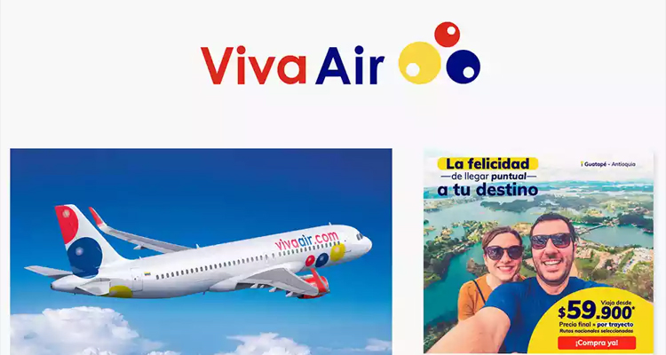哥倫比亞愉快航空 Viva Air 啟用新LOGO，四個(gè)字母三個(gè)回旋鏢！
